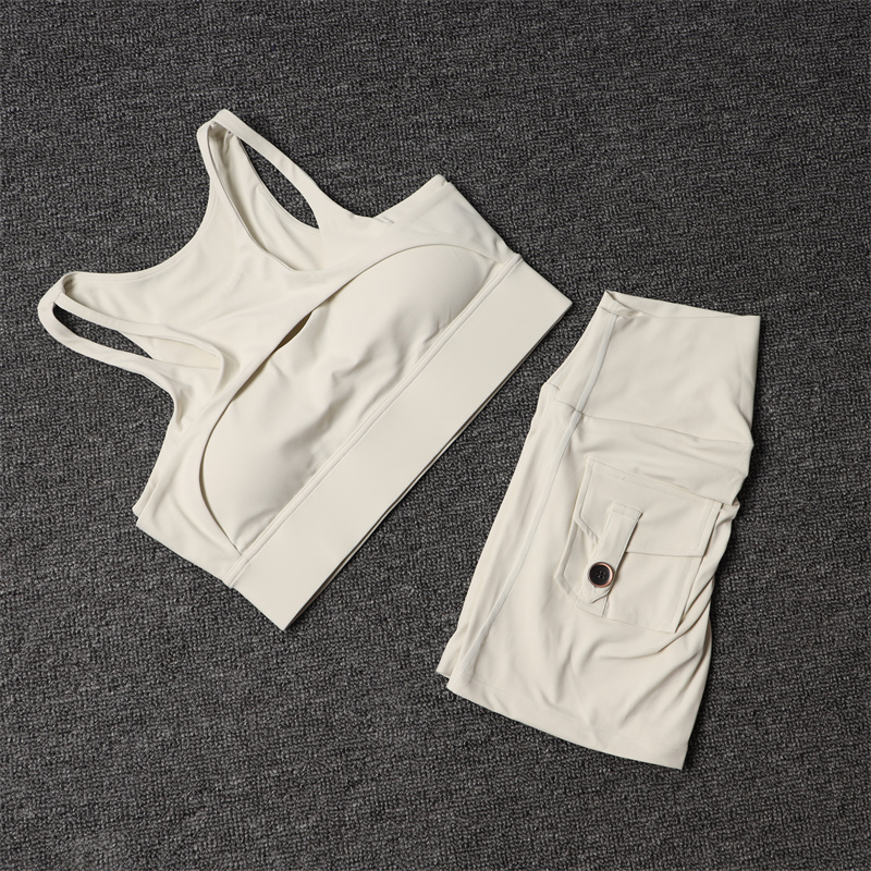 Yoga Y Fitness - Fitnessshorts Yogasets Dames trainingspak Hoge taille