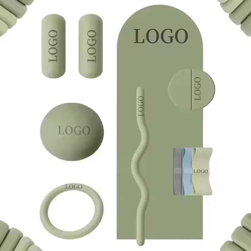 Yoga Fitness Power Yoga - Custom logo halterstang siliconen dumbbell power