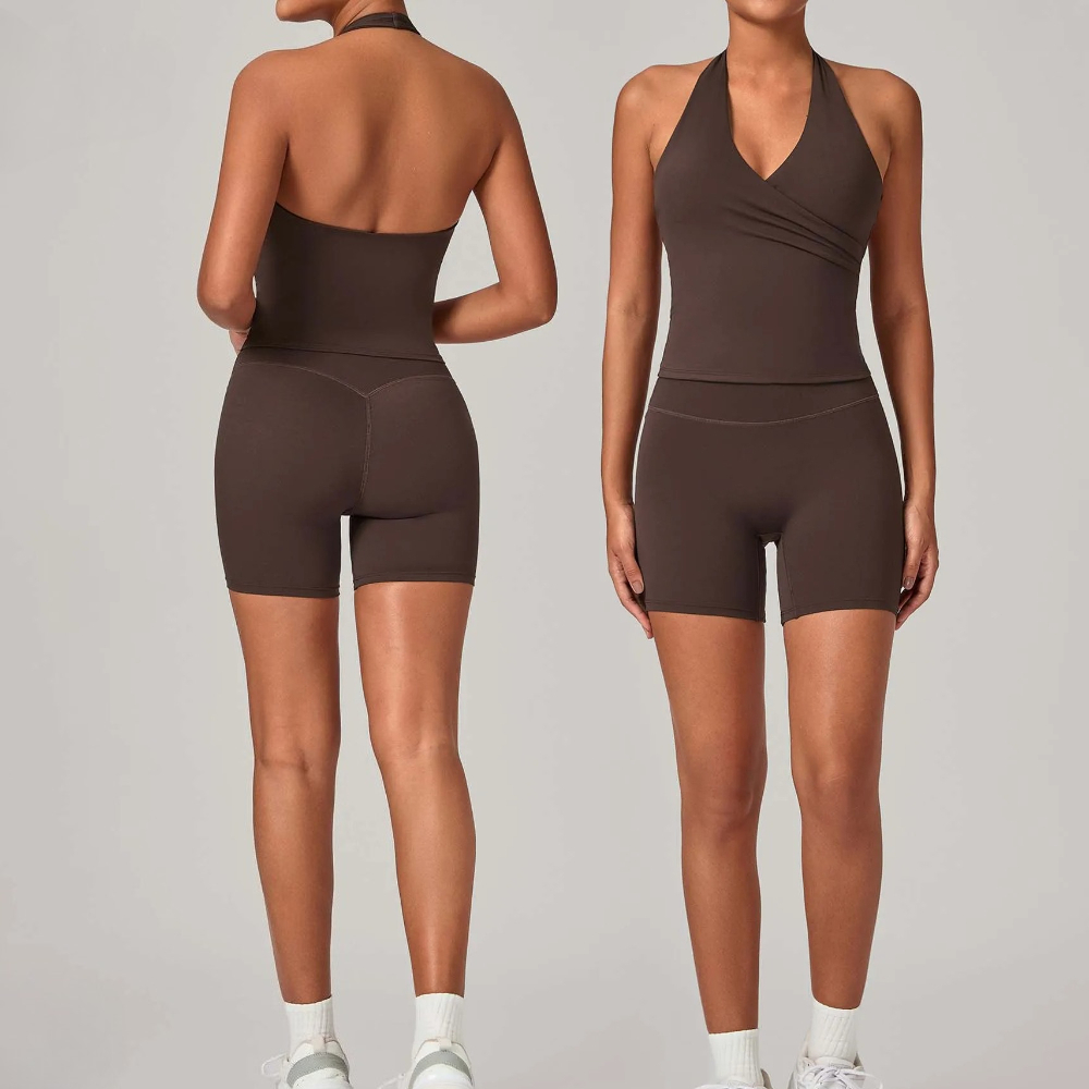Yoga Y Fitness - 2-delige dames gym jogging sportset met