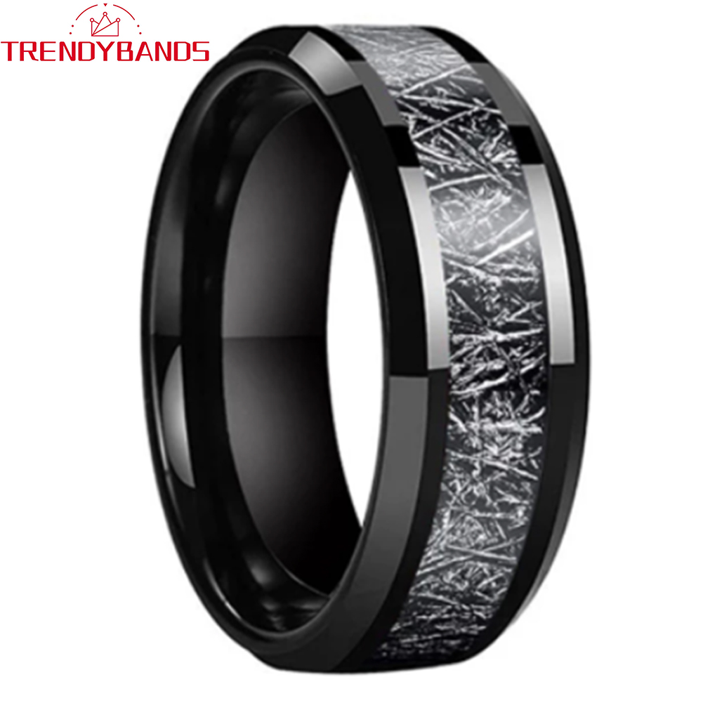 Fitness Tracker Band - 8Mm 6Mm Vrouwen Mannen Wolfraam Trouwringen