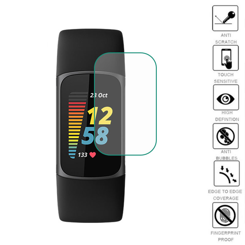 Fitness Tracker Band - 5 Stuks Zachte Tpu Doorzichtige Beschermfolie