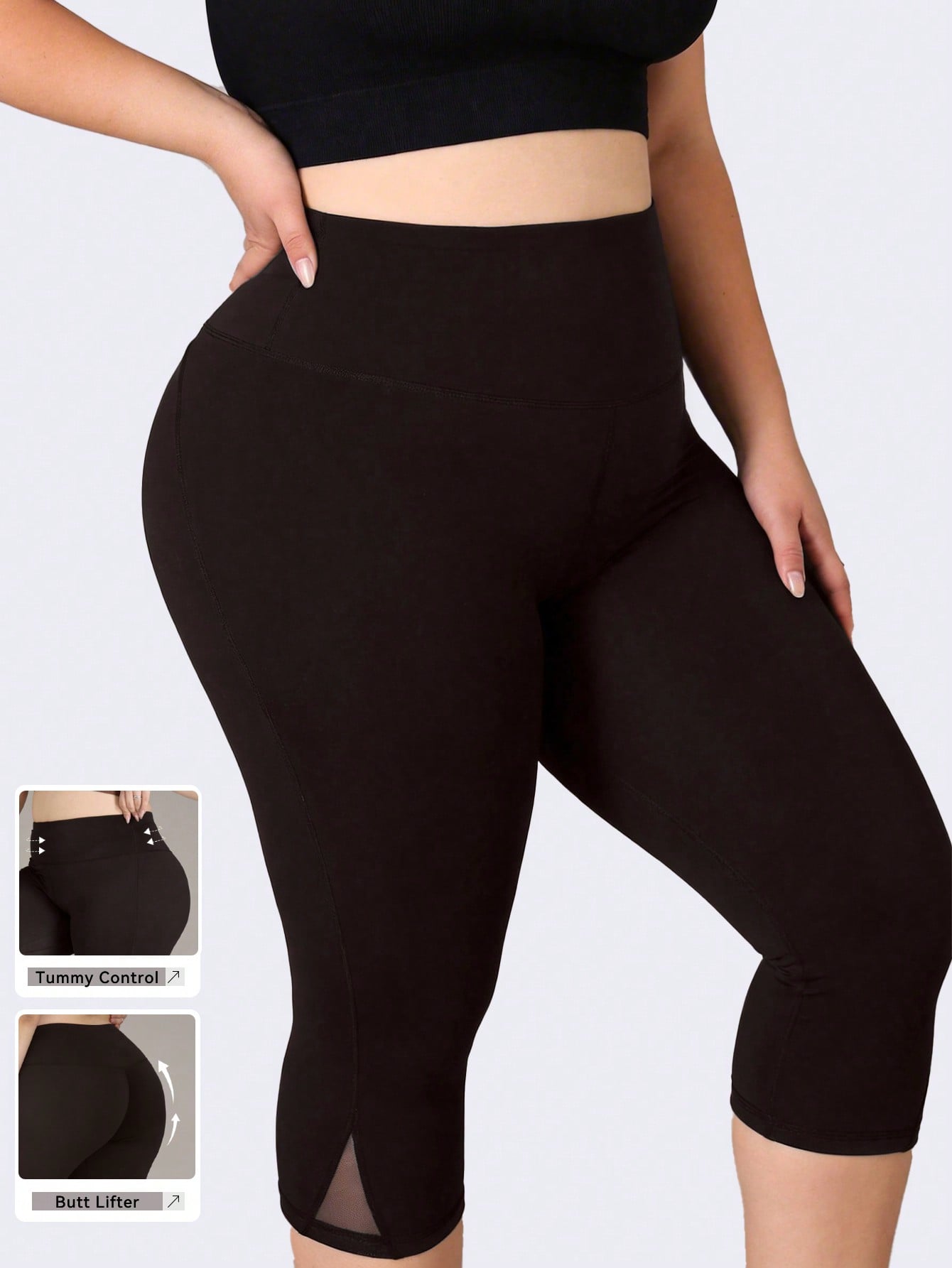 Yoga Fitness Pants - Plus Size Gymlegging voor Dames –