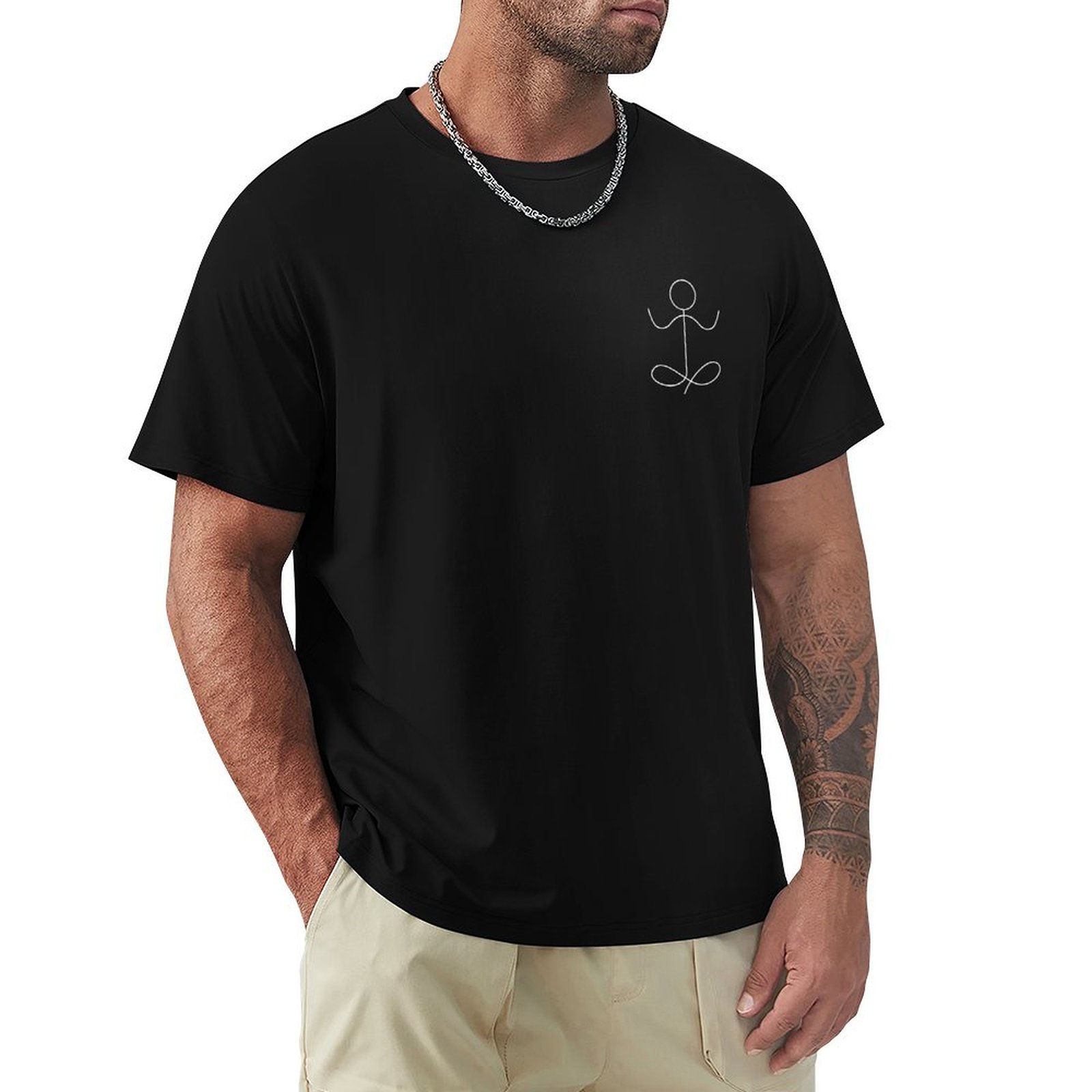 Yoga Fitness Health - Yoga Zen India Fitness Gezondheids-T-shirt Zacht