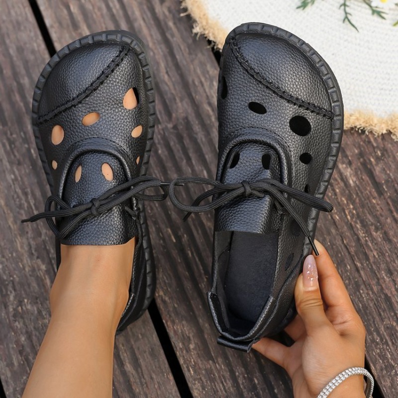 Resistance Bands - 2026 Zomer Nieuwe Hollow-Out Lace-Up Sandalen