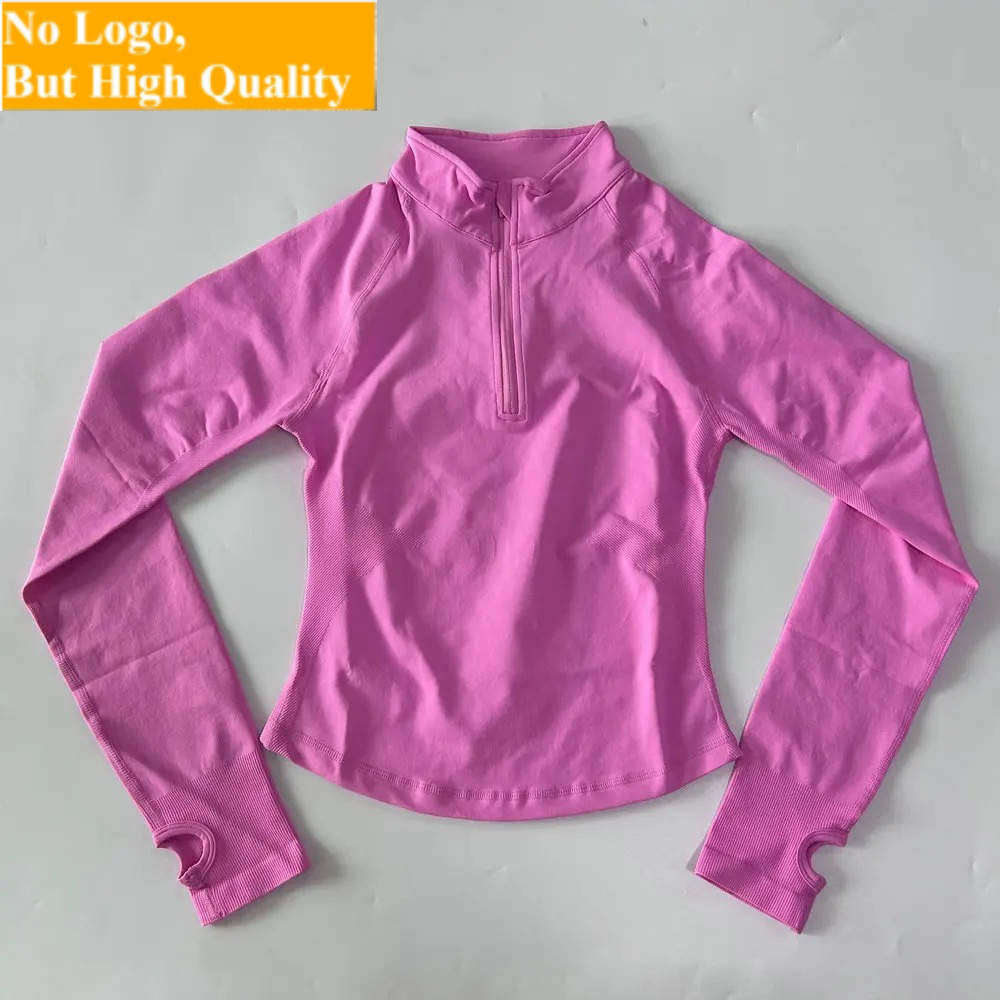 Fitness Of Yoga - Geen logo yoga-jas met halfritsshirt Dames