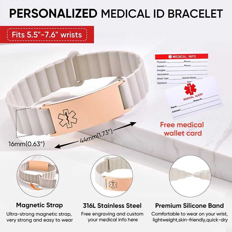 Op maat gemaakte medische ID-a - Fitness Tracker Band recensie en prijs
