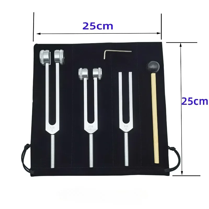 3 Stuks Stemvork Set 128 256 5 - Yoga Y Fitness recensie en prijs