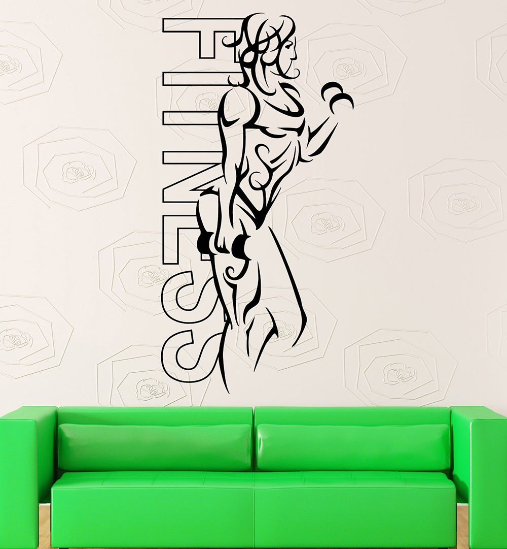 Muurstickers Vinyl Fitness Mei - Yoga Fitness Health recensie en prijs