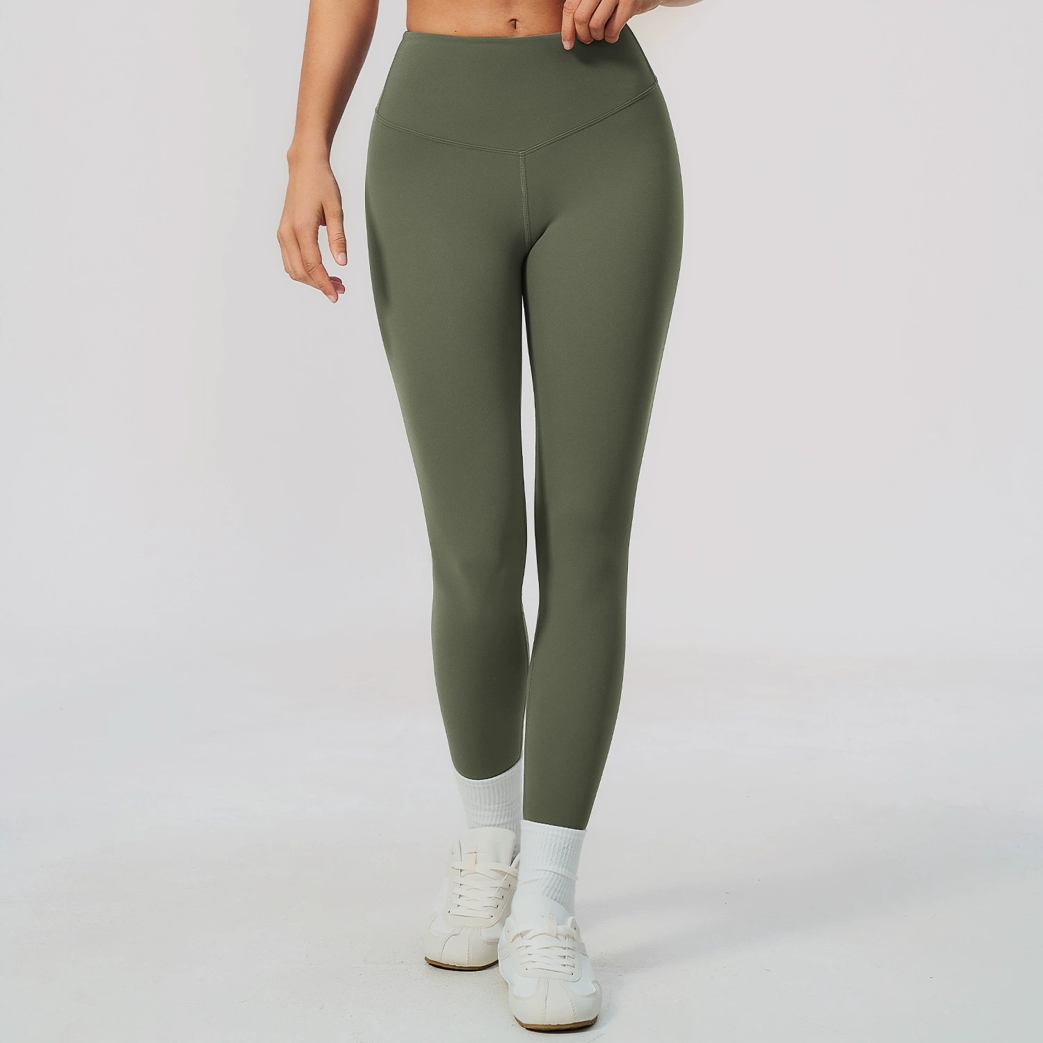 Effenkleurige yogabroek voor d - Yoga Fitness Pants recensie en prijs