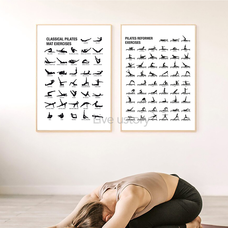 Frameloze Pilates Workout Graf - Fitness Yoga Pilates recensie en prijs