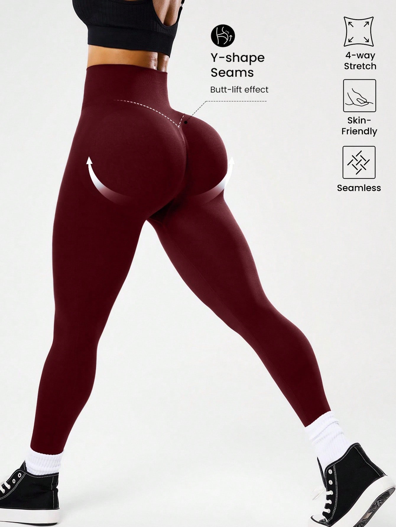 Naadloze yogaleggings met hoge - Yoga Fitness Pants recensie en prijs