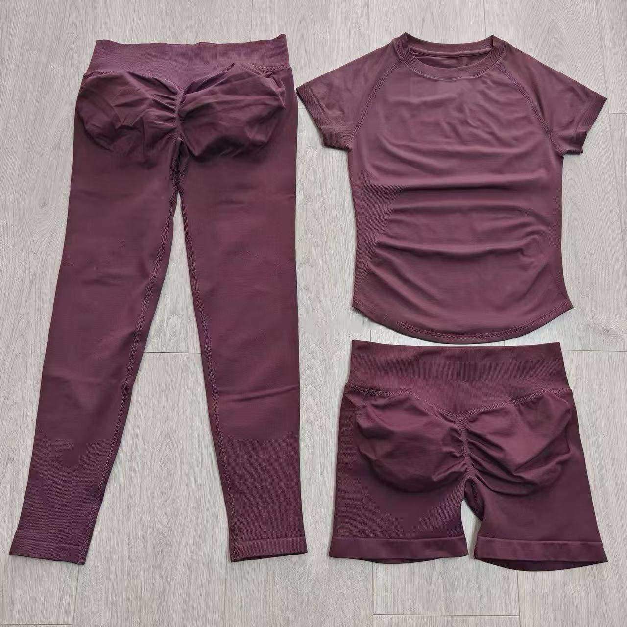 2-delige sportsets met korte m - Yoga Fitness Set recensie en prijs