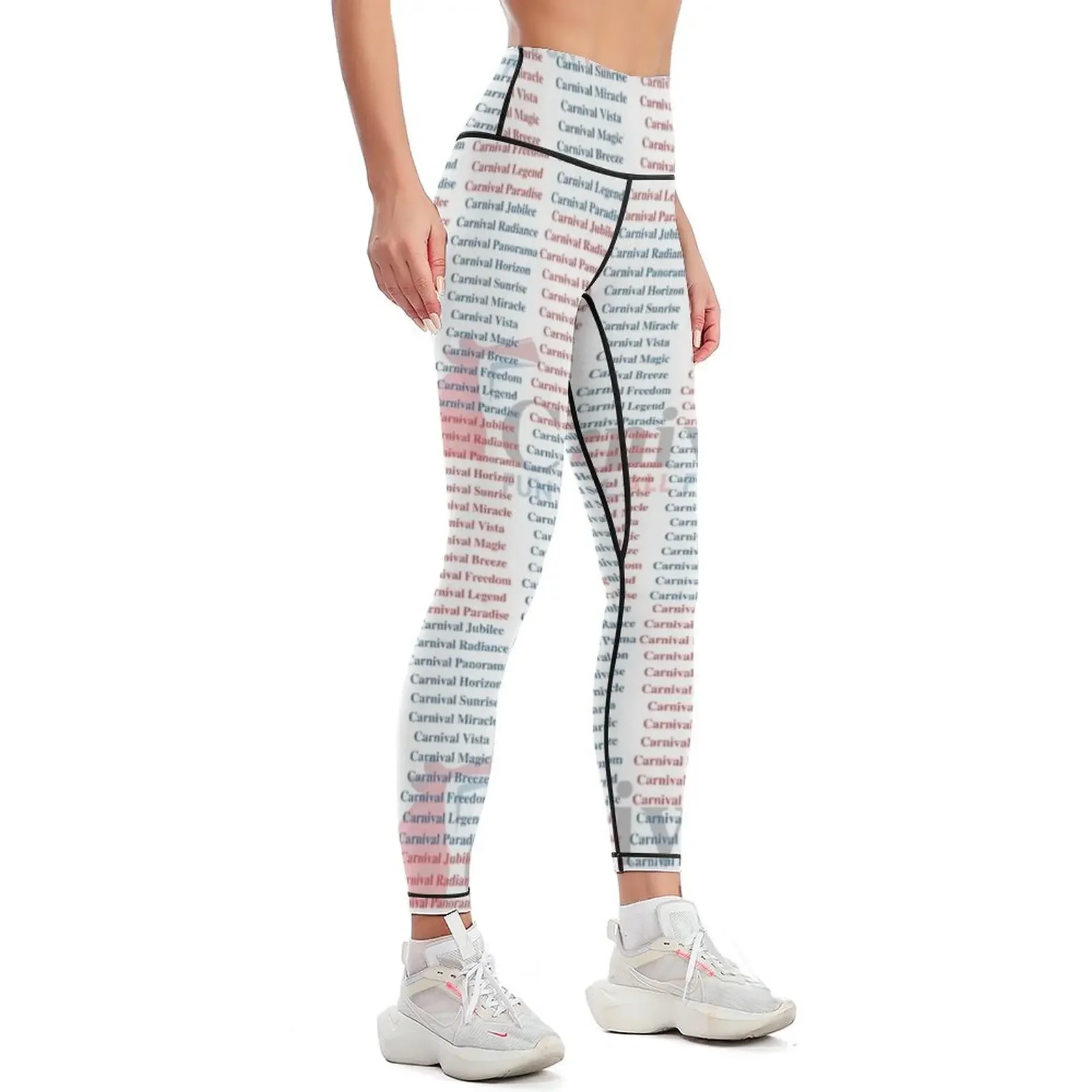 Carnival Ship Names Leggings,  - Yoga Fitness Name recensie en prijs